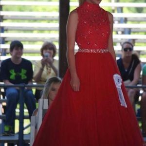 Red Sherri Hill Dress
